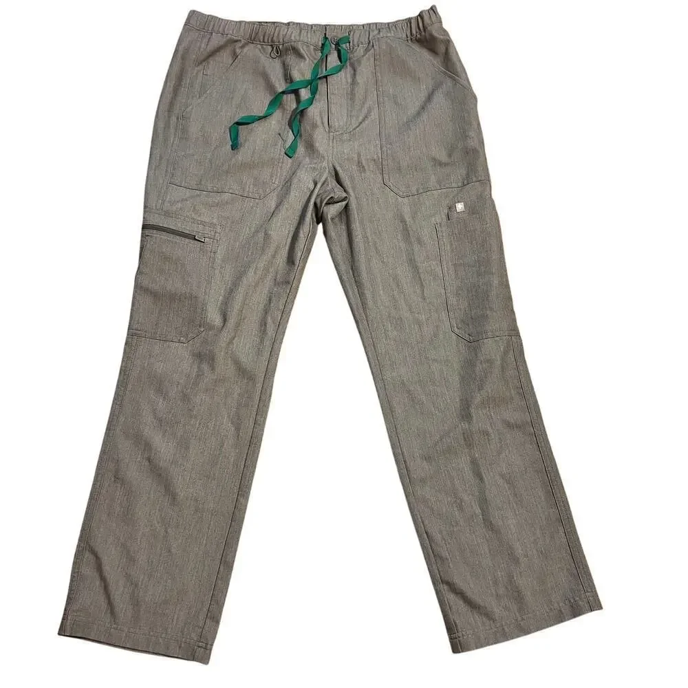 Figs Men’s Scrub Pants Size Med Graphite Cairo Pisco Axim Cargo Medical Uniform